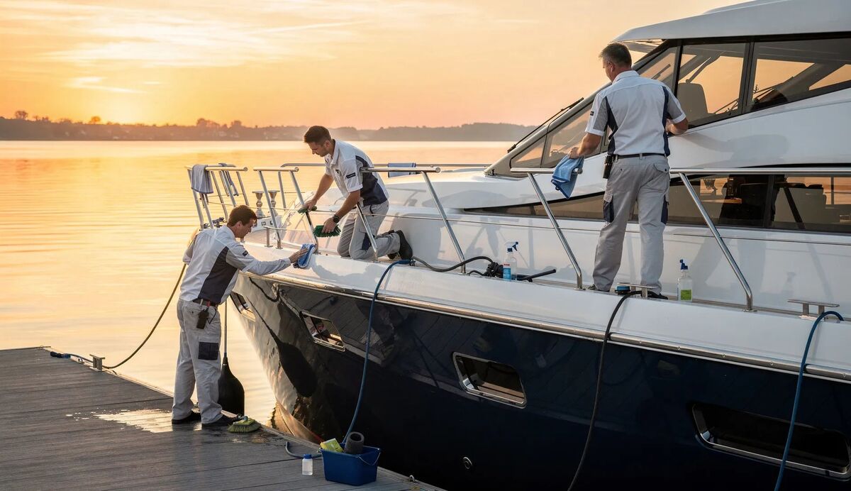 Cleaning the Boat - Professional Yacht & Boat Cleaning - Oviedo, FL